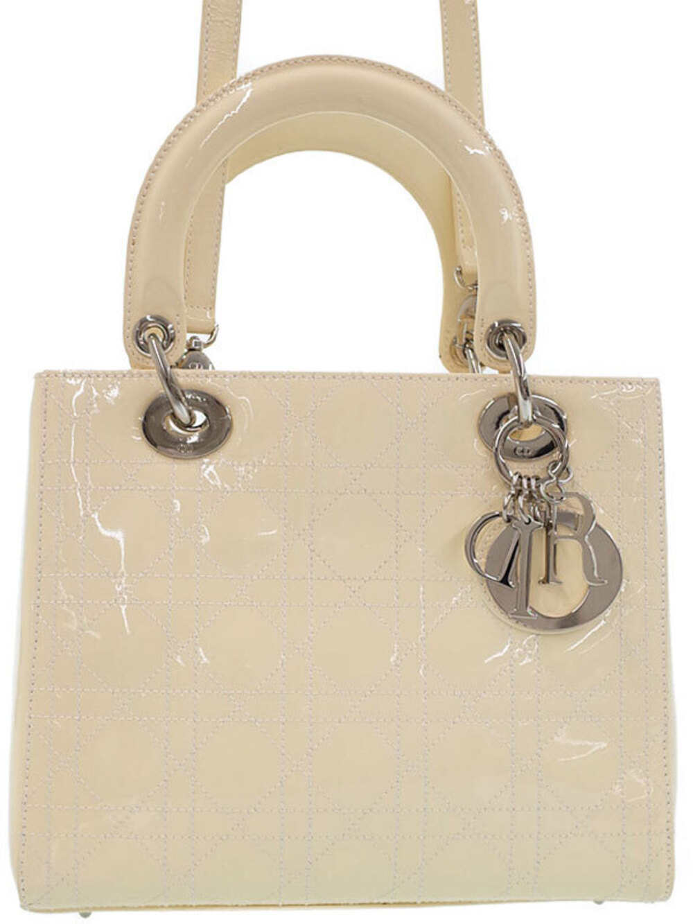 Christian Dior Cannage Quilted Lady Dior 2way bag